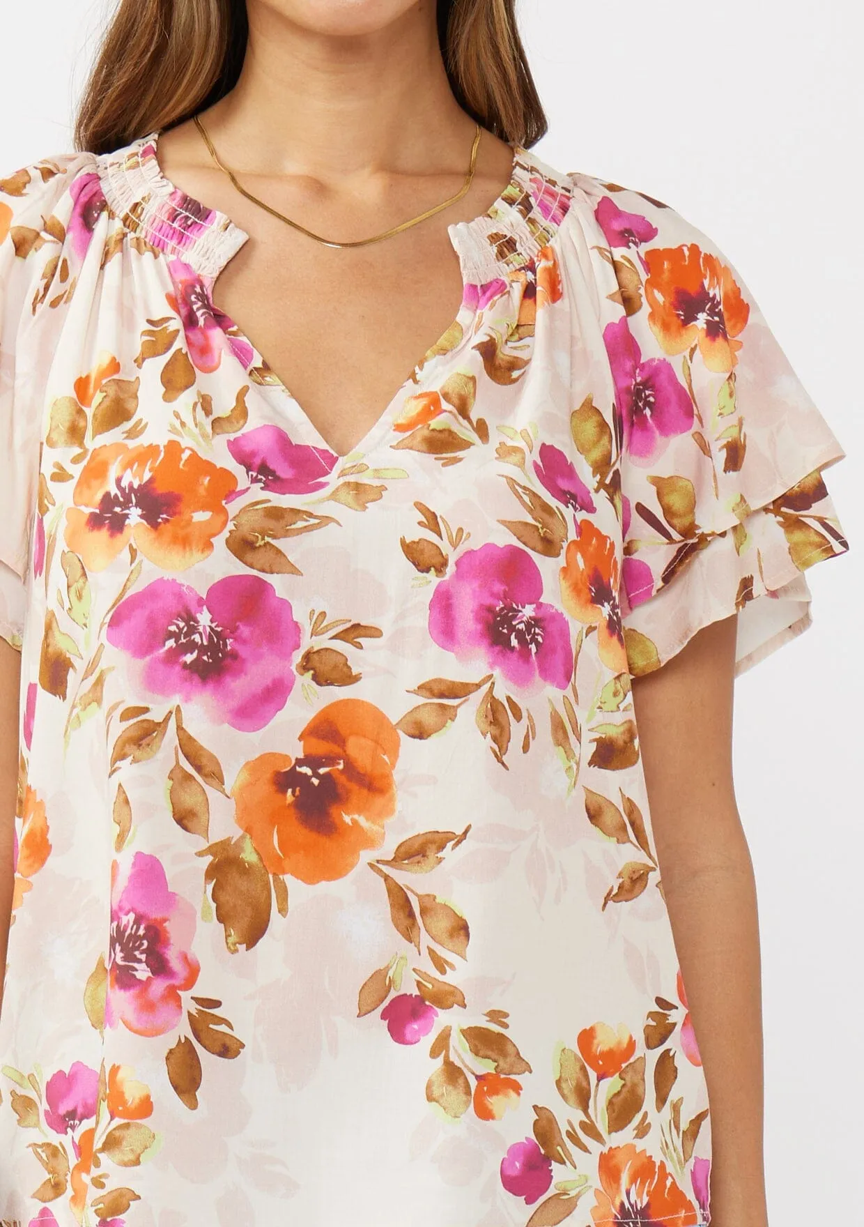 Blushing Meadow Top