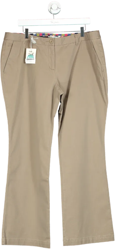 Boden Beige Women's Trousers UK 20R