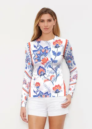 Bohemian Chintz (7847) ~ Long Sleeve Rash Guard