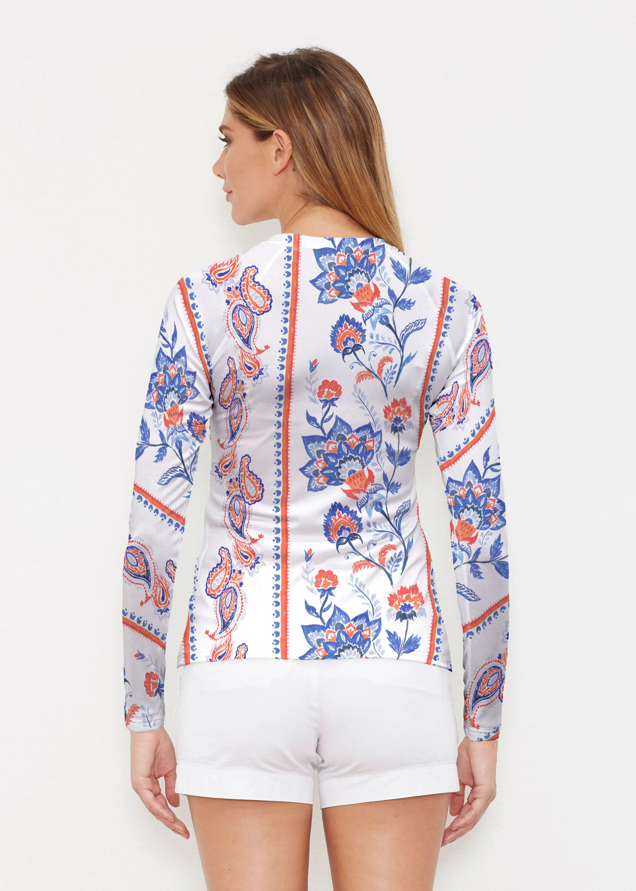 Bohemian Chintz (7847) ~ Long Sleeve Rash Guard
