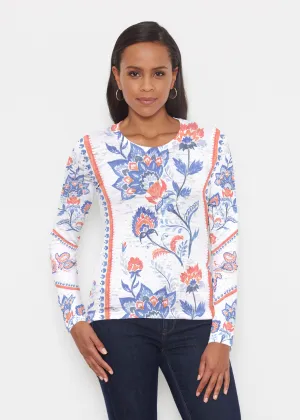 Bohemian Chintz (7847) ~ Signature Long Sleeve Crew Shirt