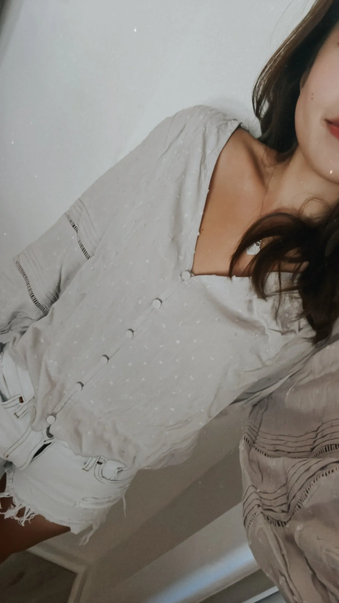 Bohemian Clip Dot Blouse