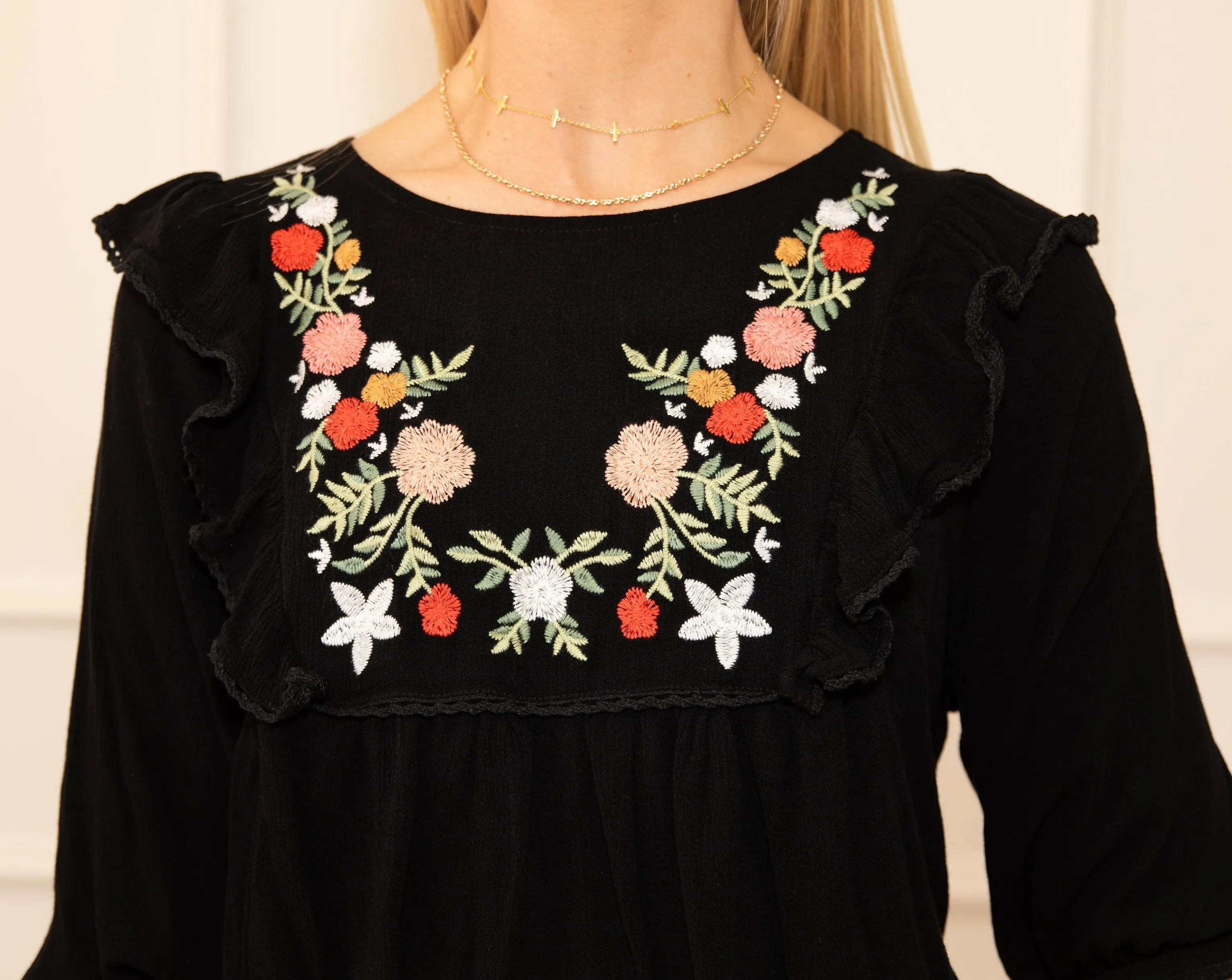 Bohemian Embroidered Babydoll