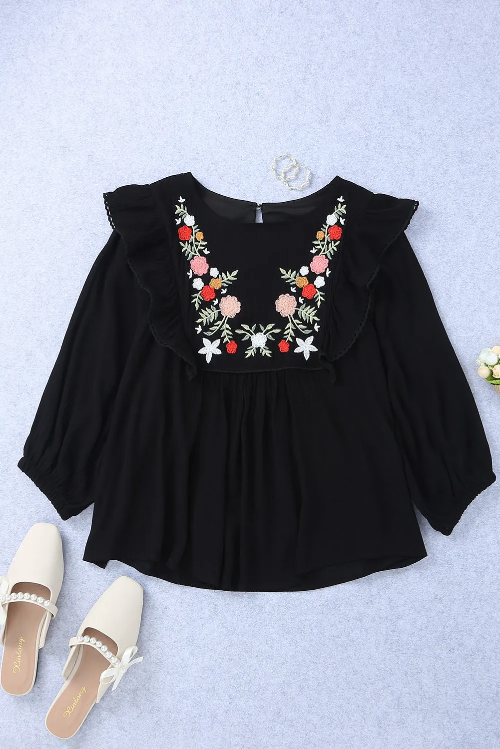 Bohemian Embroidered Babydoll