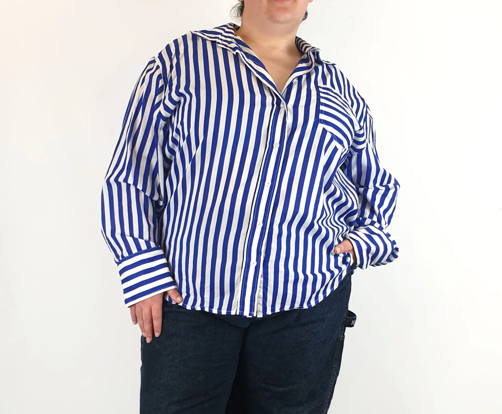 Bohemian Traders striped shirt size 1, best fits 20-22
