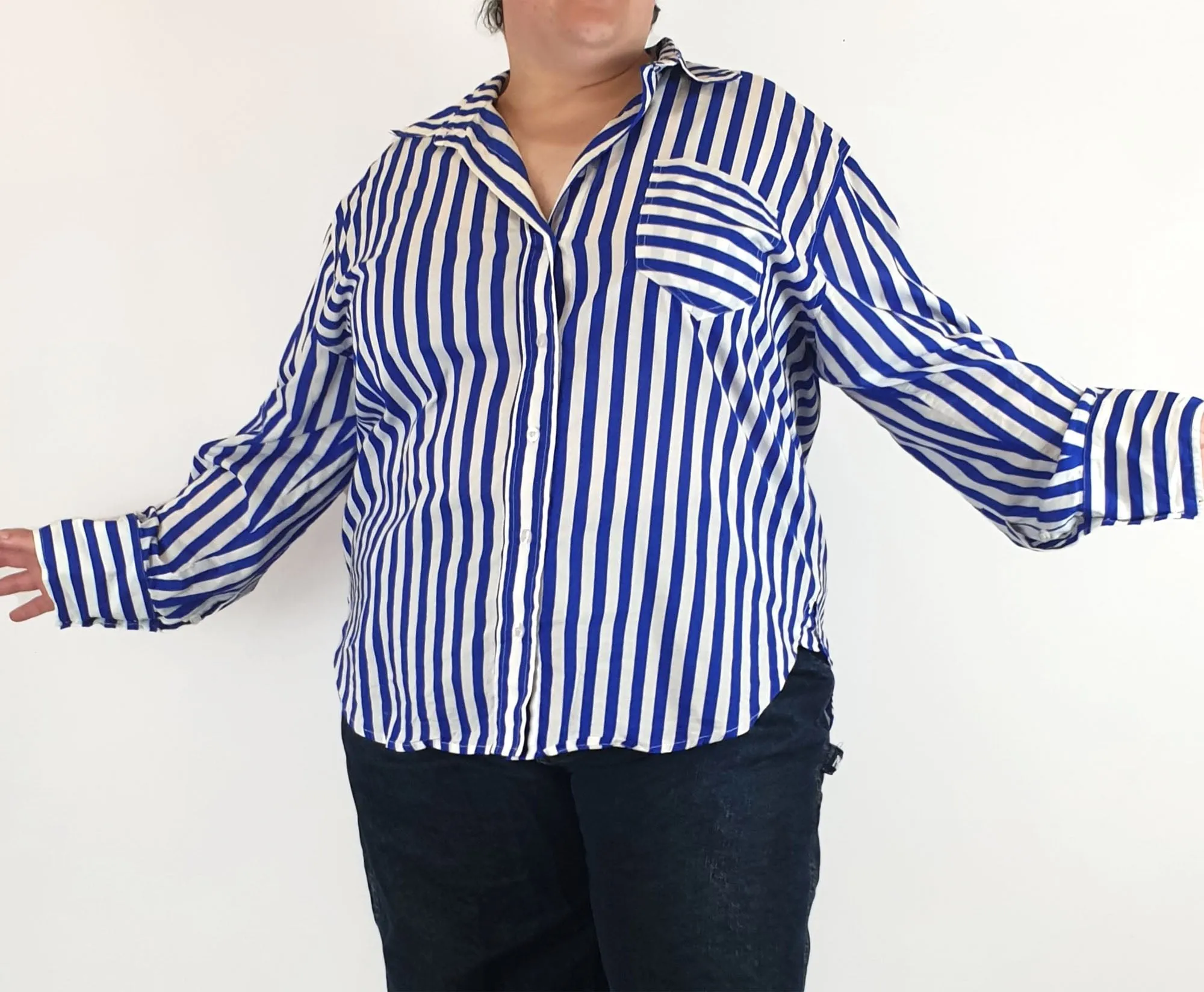Bohemian Traders striped shirt size 1, best fits 20-22