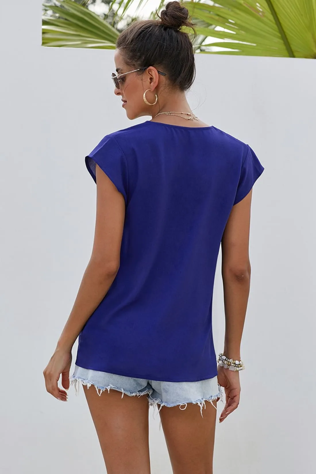 Boho Embroidered Shift Blouse - Sample Item 50% Off (Final Sale)