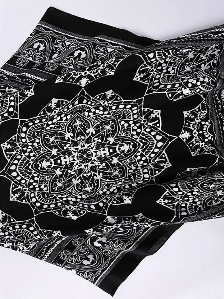 Boho Floral Printed Pattern Cardigan