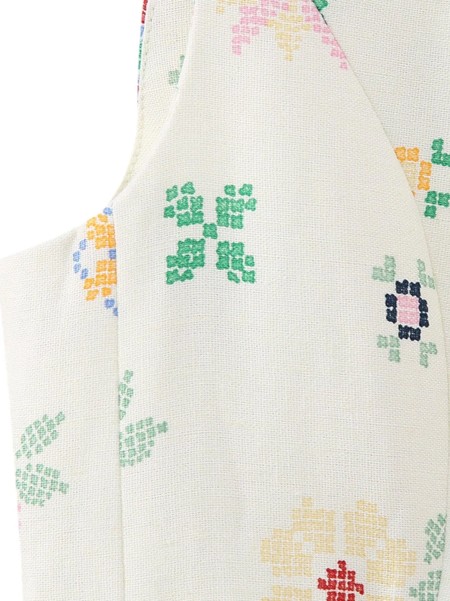 Boho Floral Vest