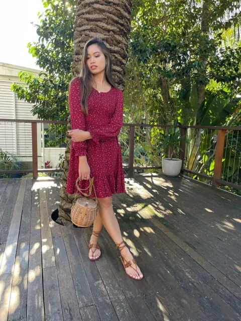 Brooklyn Vintage-Inspired Floral Dress