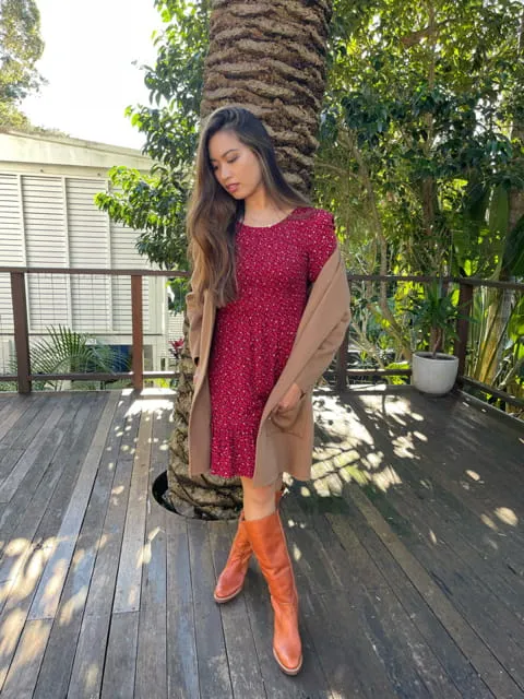 Brooklyn Vintage-Inspired Floral Dress