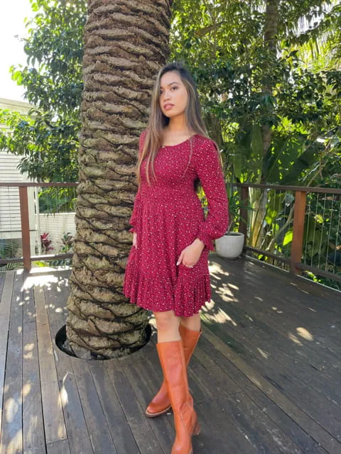 Brooklyn Vintage-Inspired Floral Dress