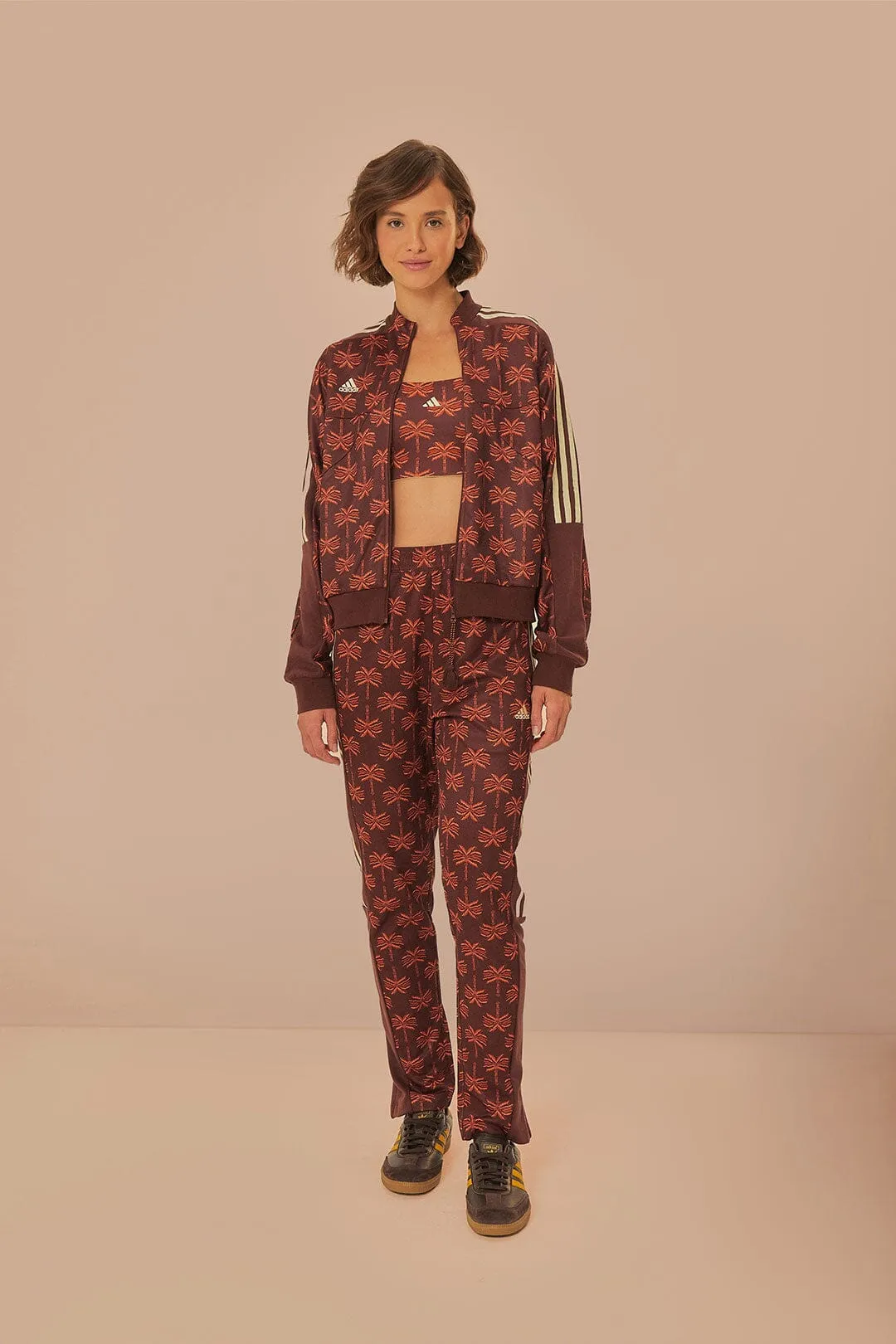 Brown Adidas Farm Rio Jacket