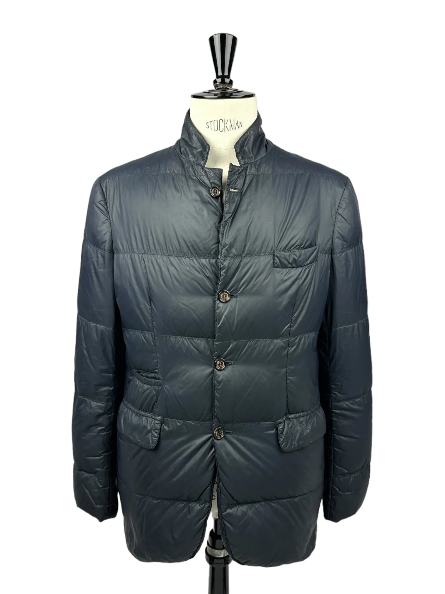 Brunello Cucinelli Blue Goose-Down Windbreaker