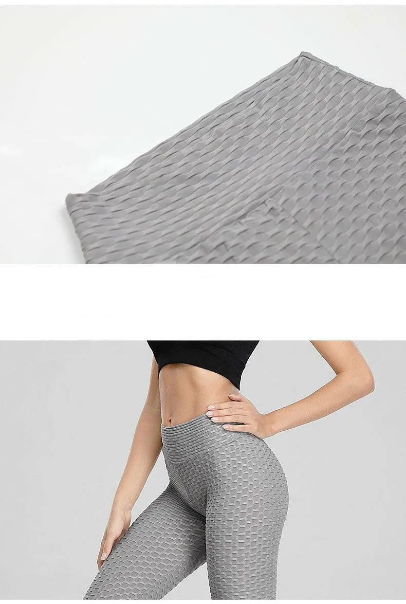 Bubble High Waist Yoga Leggings