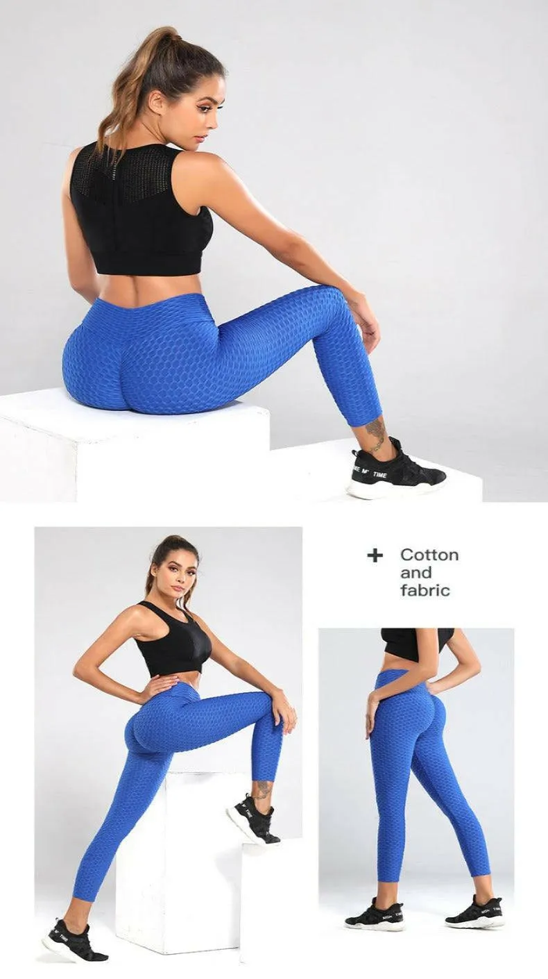 Bubble High Waist Yoga Leggings