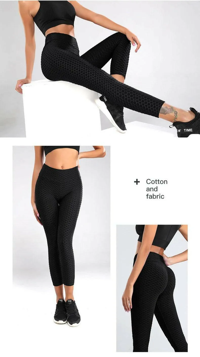Bubble High Waist Yoga Leggings
