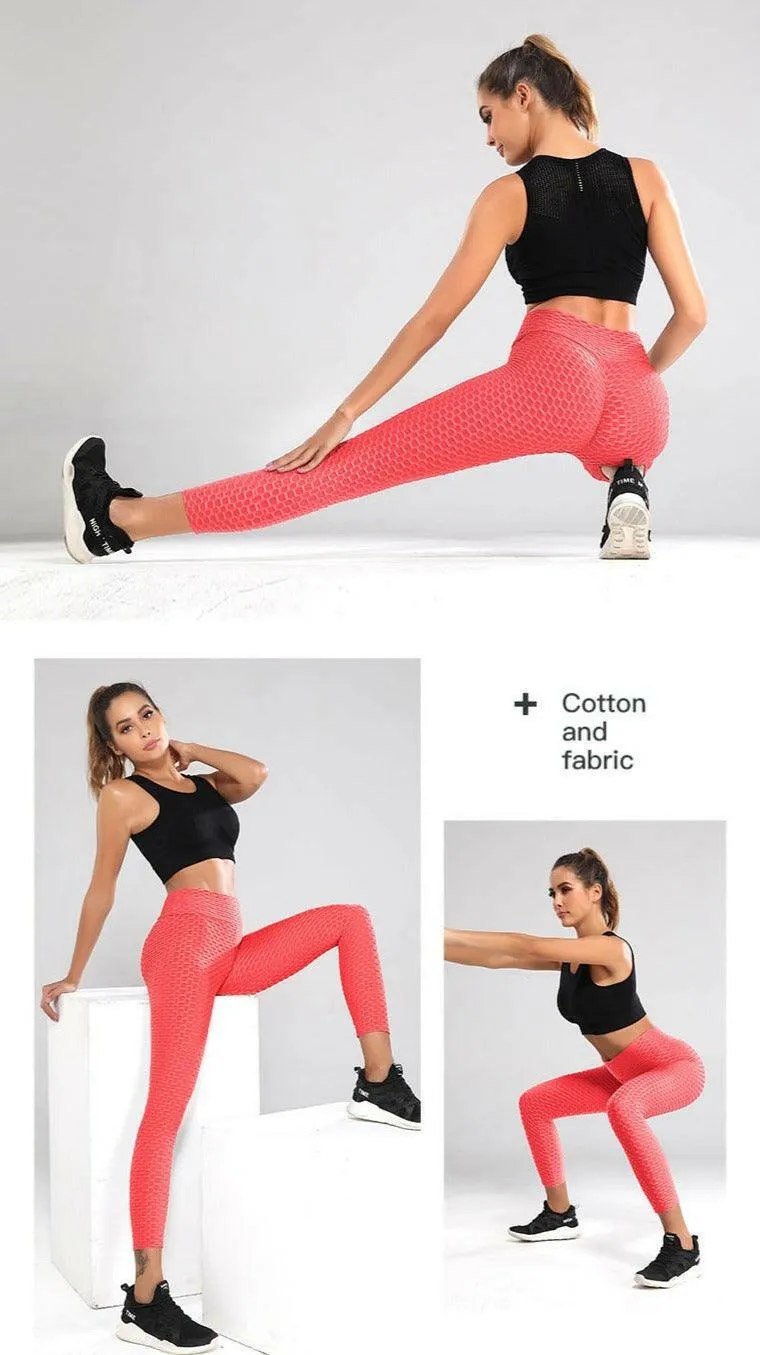 Bubble High Waist Yoga Leggings