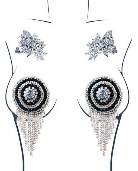 Burlesque Bohemian Rhapsody Jewel Pasties - Crystal
