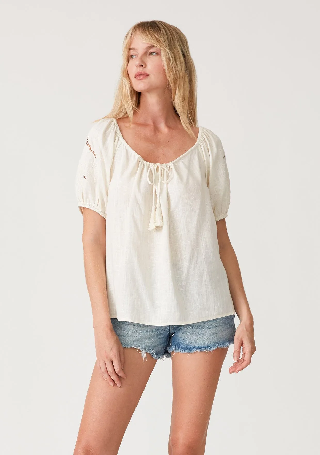 Calla Embroidered Top