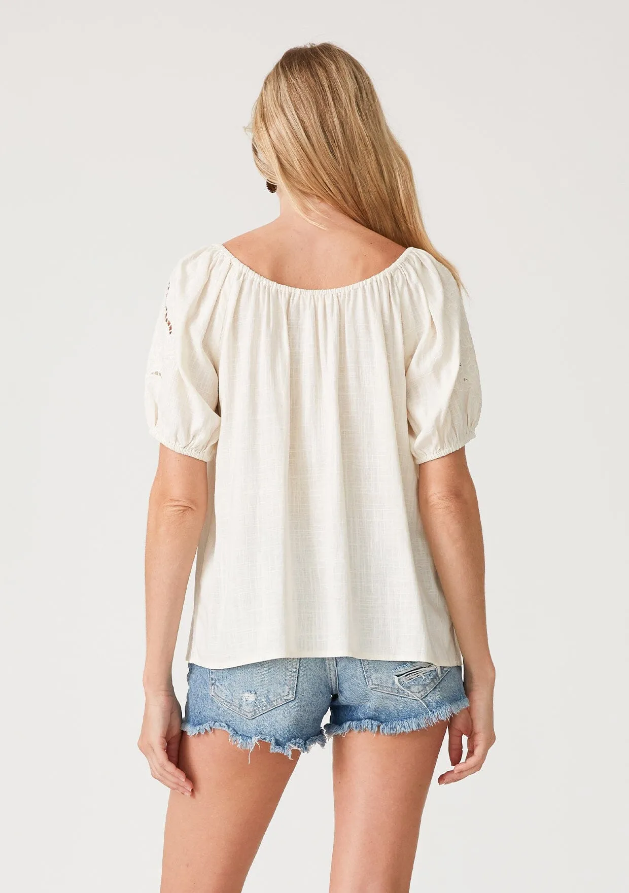 Calla Embroidered Top
