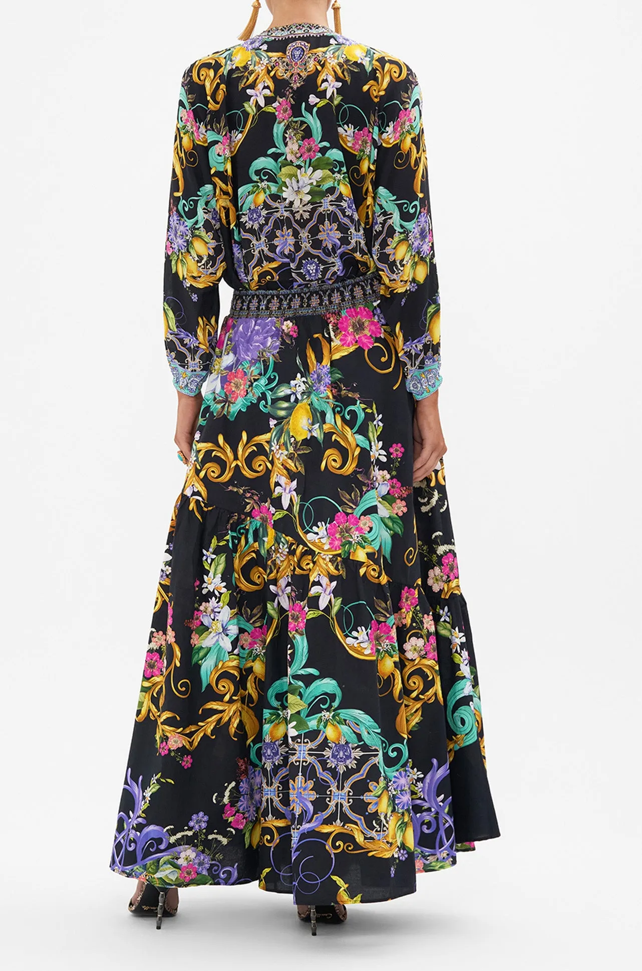 Camilla - Meet Me In Marchesa Lace Up Blouse