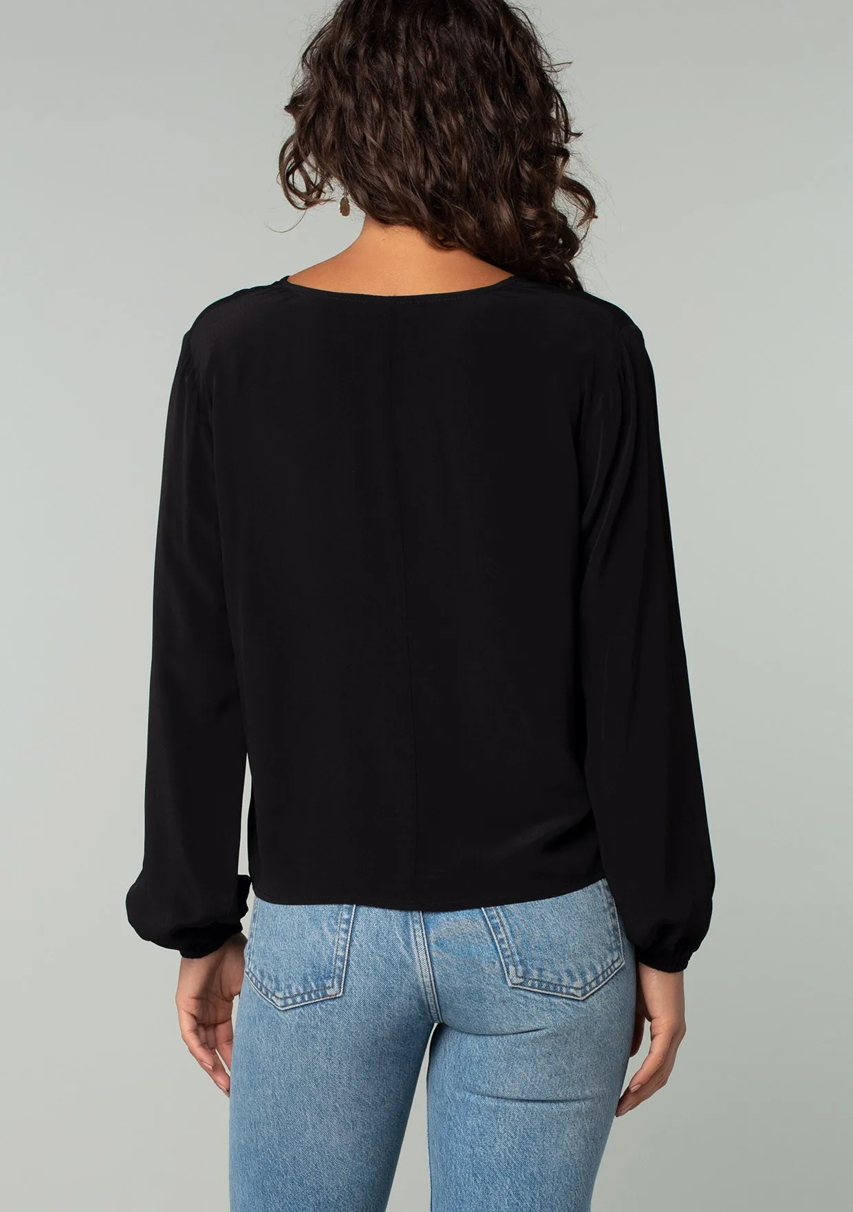 Camille Tie Front Top