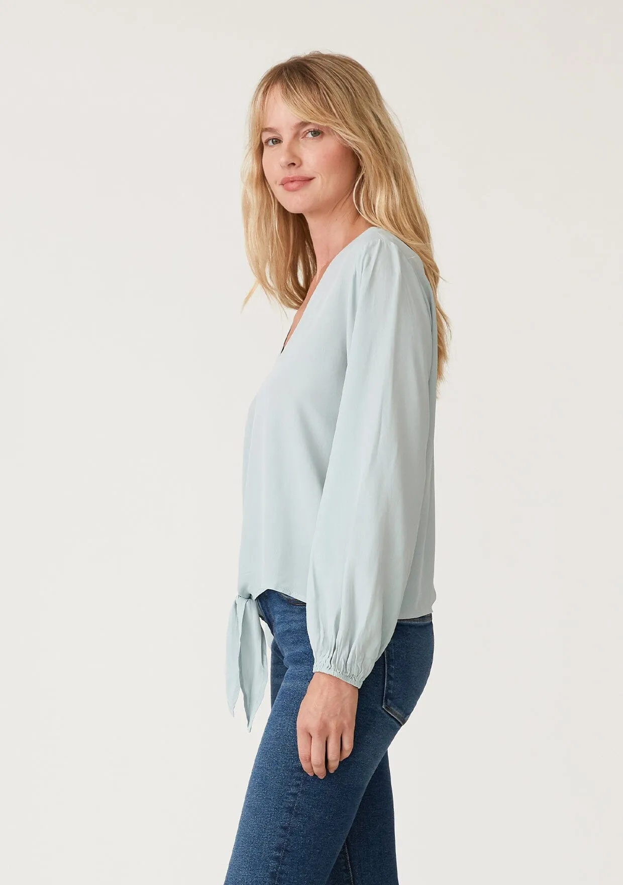 Camille Tie Front Top