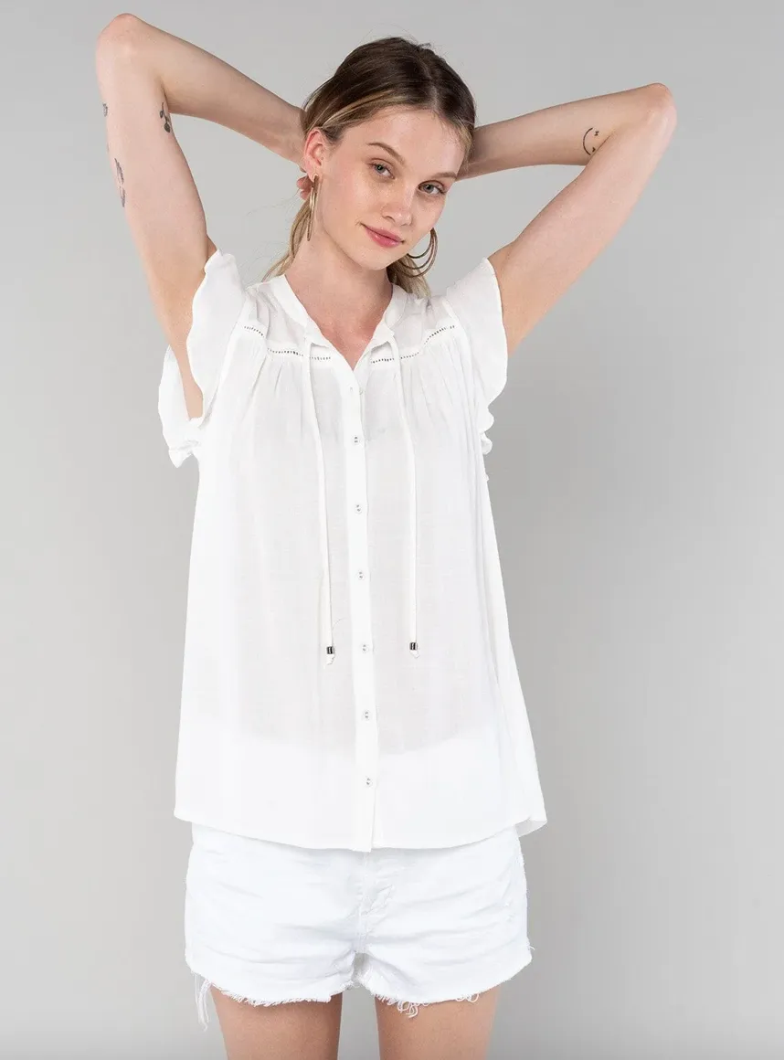 Canyons Flutter Sleeve Top