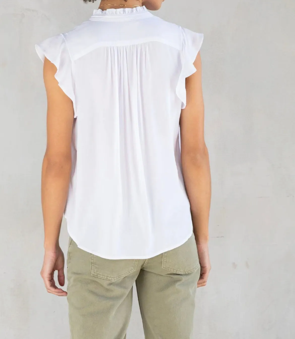 Canyons Flutter Sleeve Top