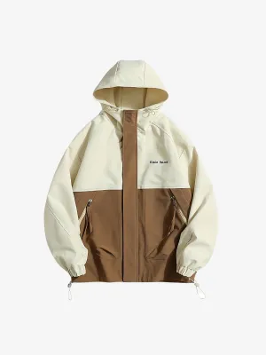 CASUAL HOODED WINDBREAKER