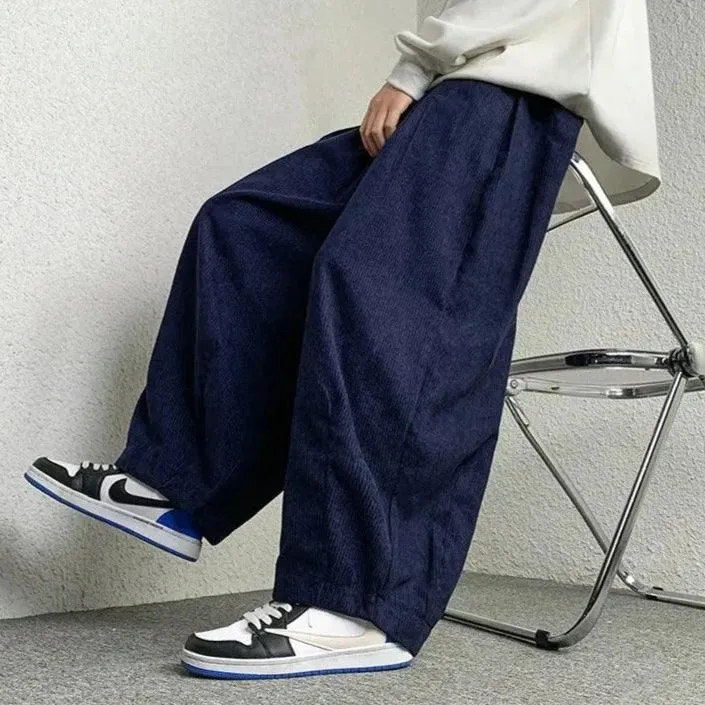 Casual Solid Oversize Harem Pant