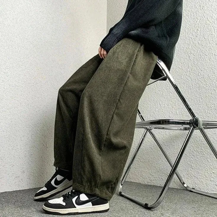 Casual Solid Oversize Harem Pant