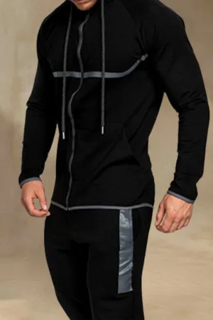 Casual Sporty Zip-Up Hoodie