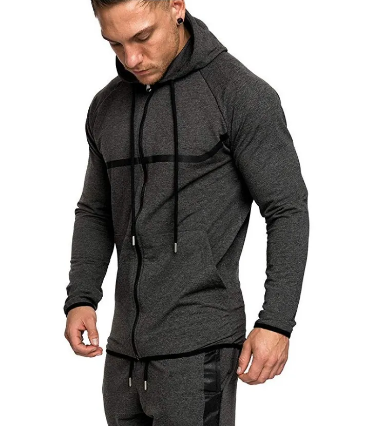 Casual Sporty Zip-Up Hoodie