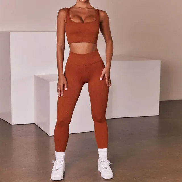 Casual Two Piece Set Yoga Pants Set