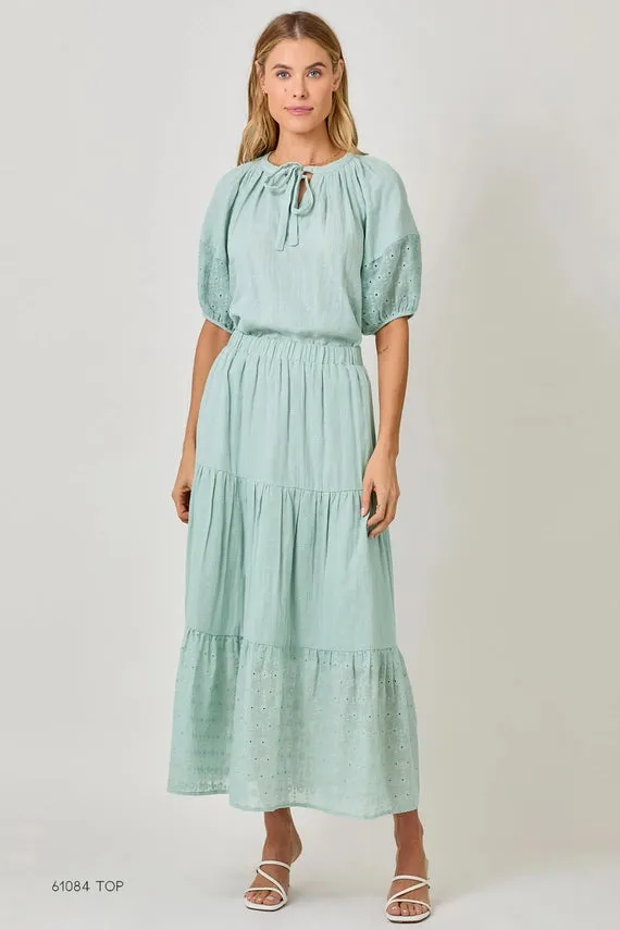 Chamberlain Eyelet Skirt
