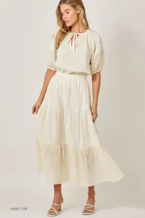 Chamberlain Eyelet Skirt