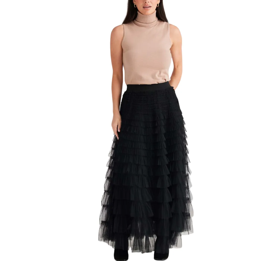 Chance 3 Tier Tulle Maxi Skirt