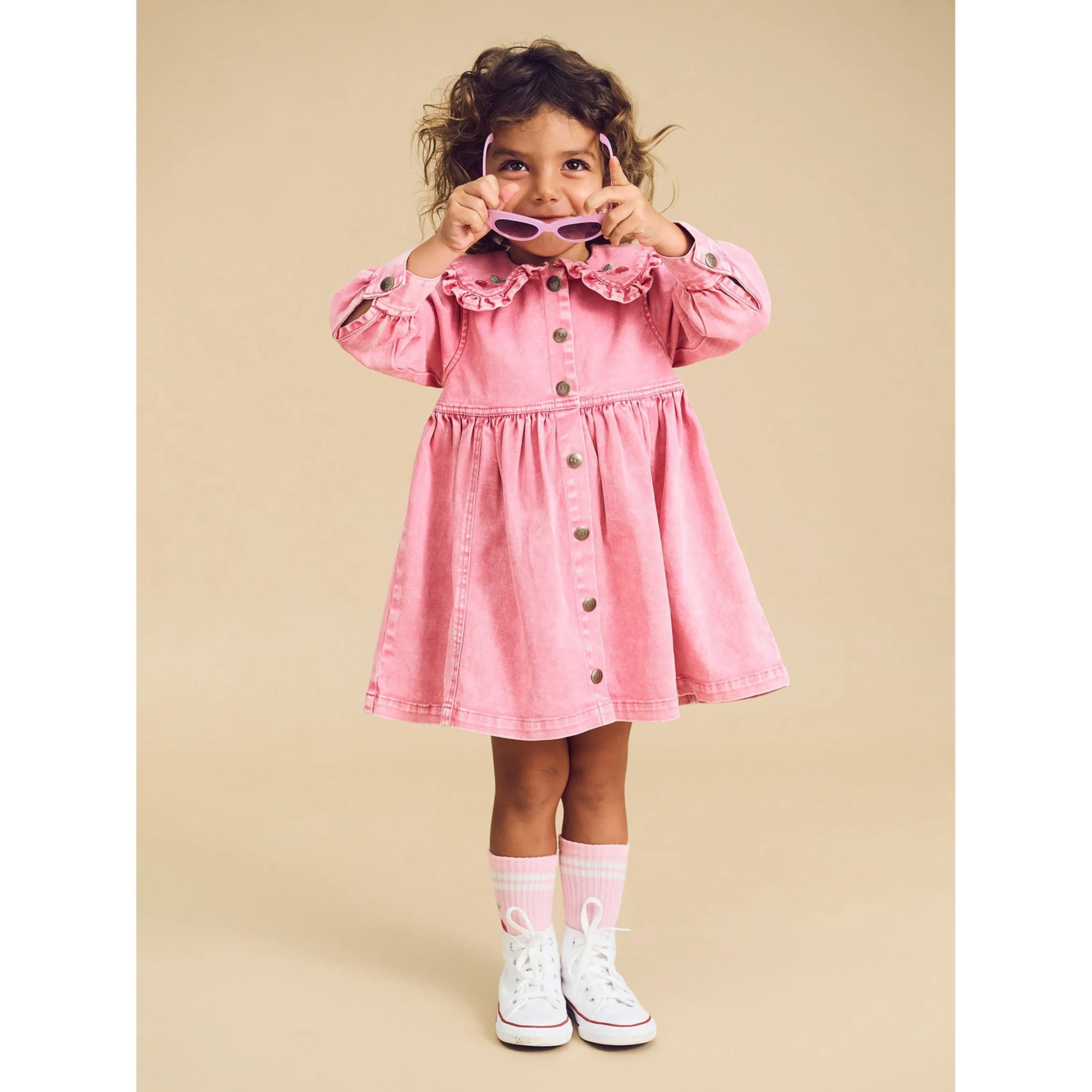 Cherry Vintage Collar Dress