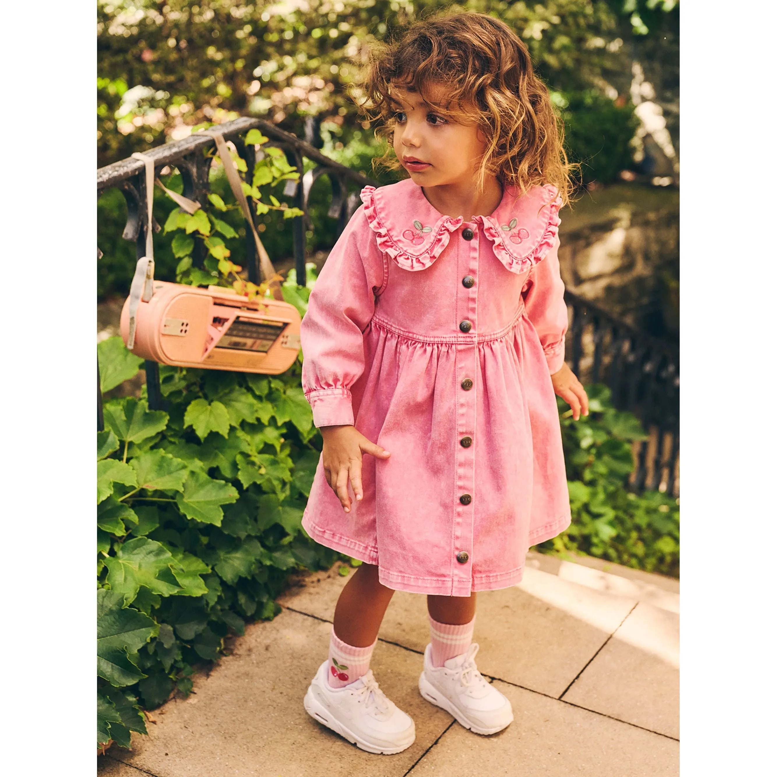 Cherry Vintage Collar Dress