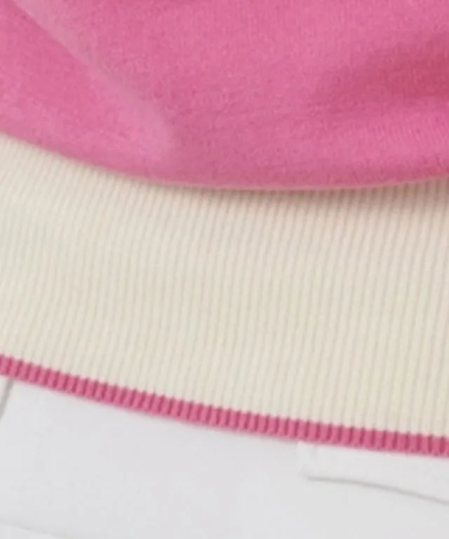 CHUCUCHU Ellie V-Neck Knit Sweater - White