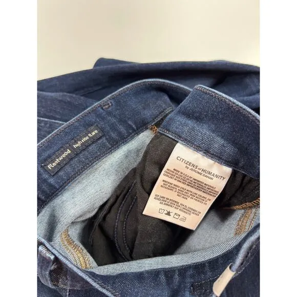 Citizens of Humanity COH Fleetwood High Rise Flare Jeans Dark Wash Size 27 / 4