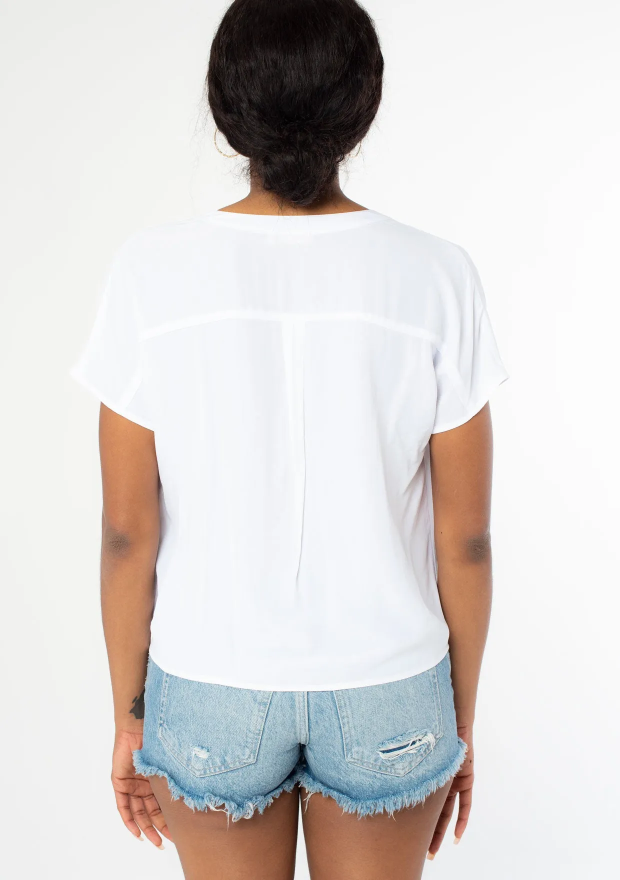Clemente Tie Front Top