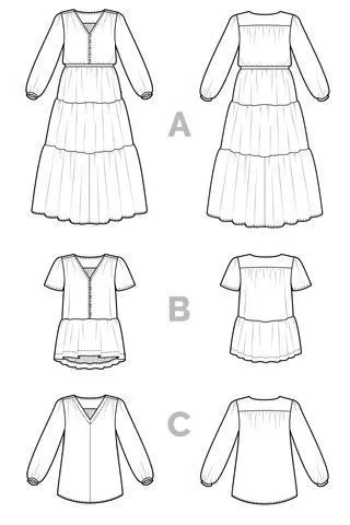 Closet Core Patterns : Nicks Dress & Blouse
