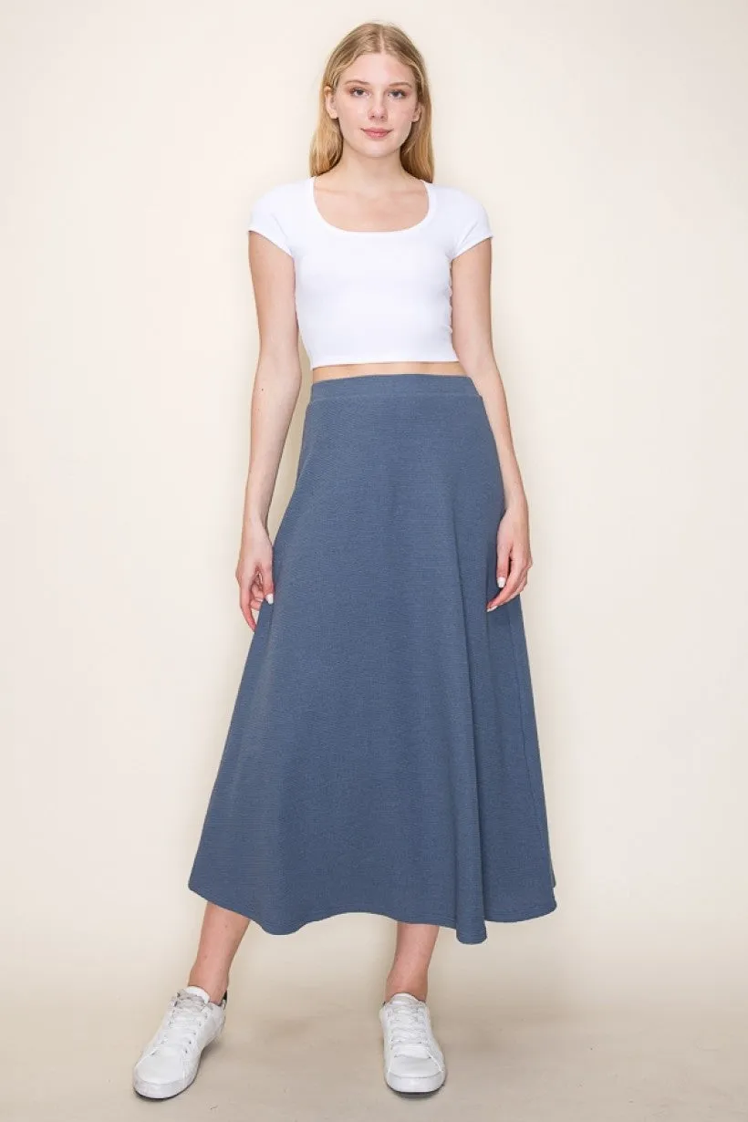 Cloudy Knit Maxi Skirt
