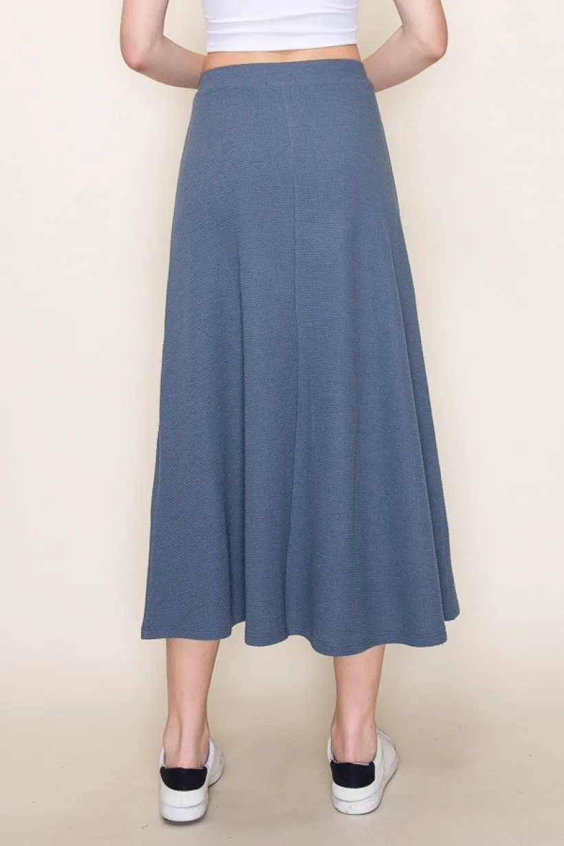 Cloudy Knit Maxi Skirt