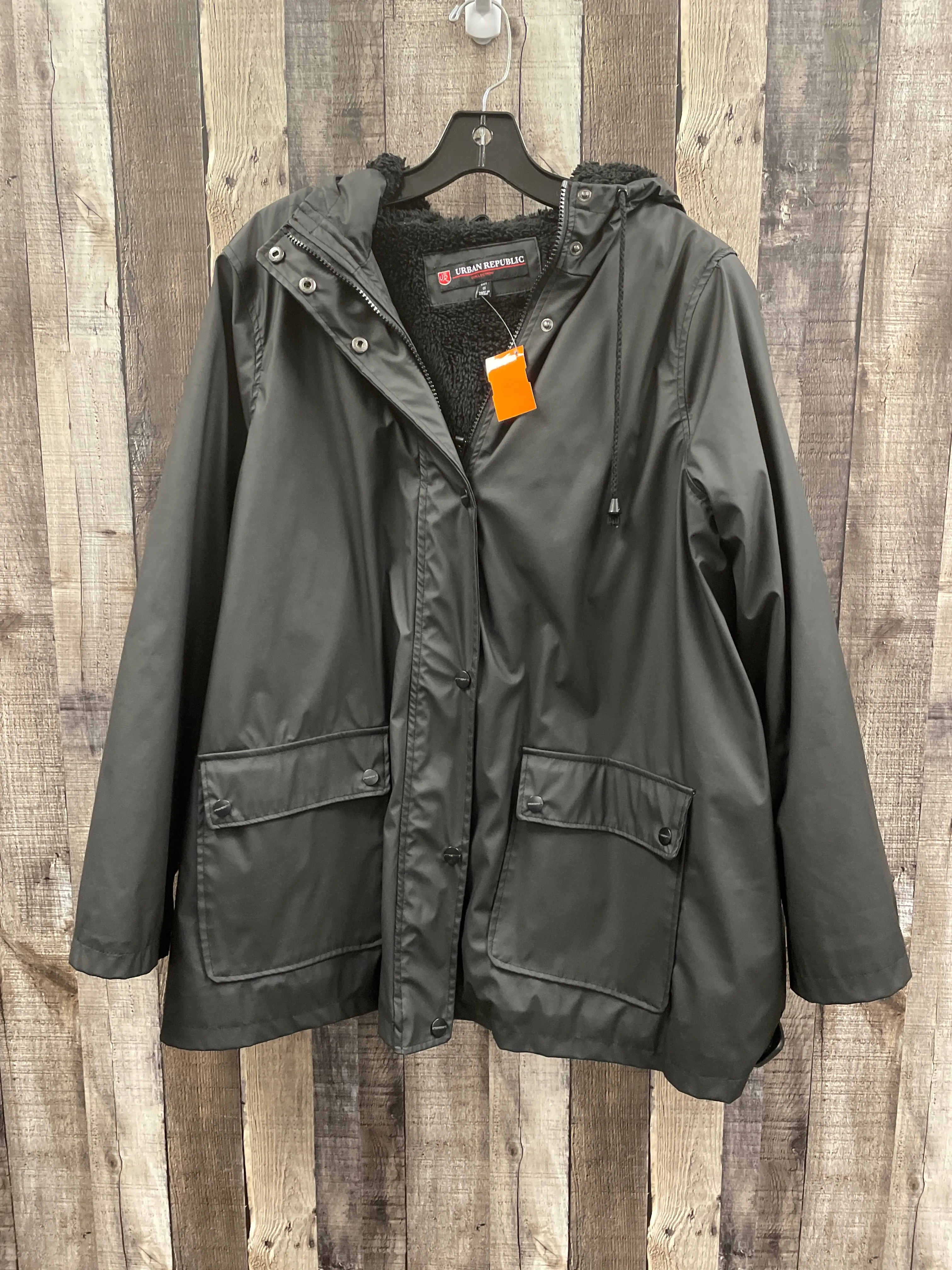 Coat Other By Cme In Black, Size: 1x