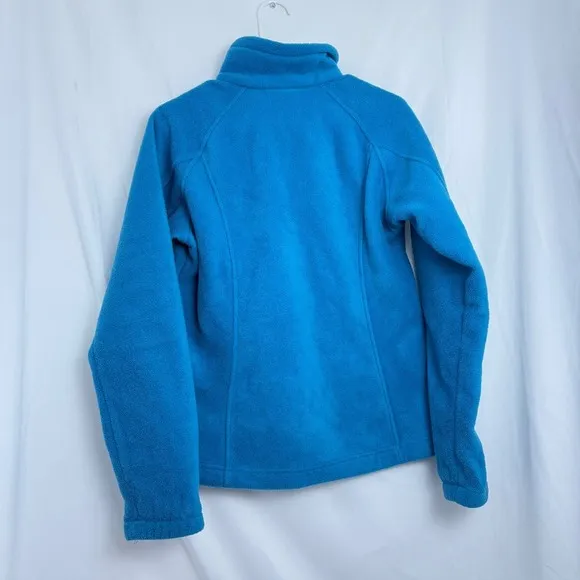 Columbia Fleece Jacket Full Zip Lightweight Outdoor Activewear Blue Women's M