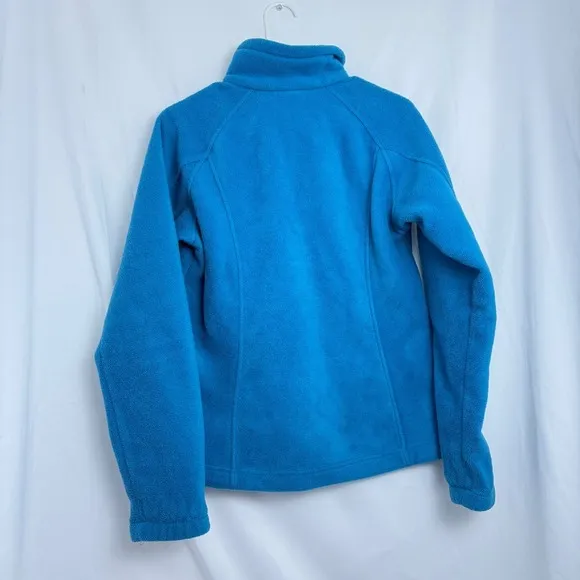 Columbia Fleece Jacket Full Zip Lightweight Outdoor Activewear Blue Women's M